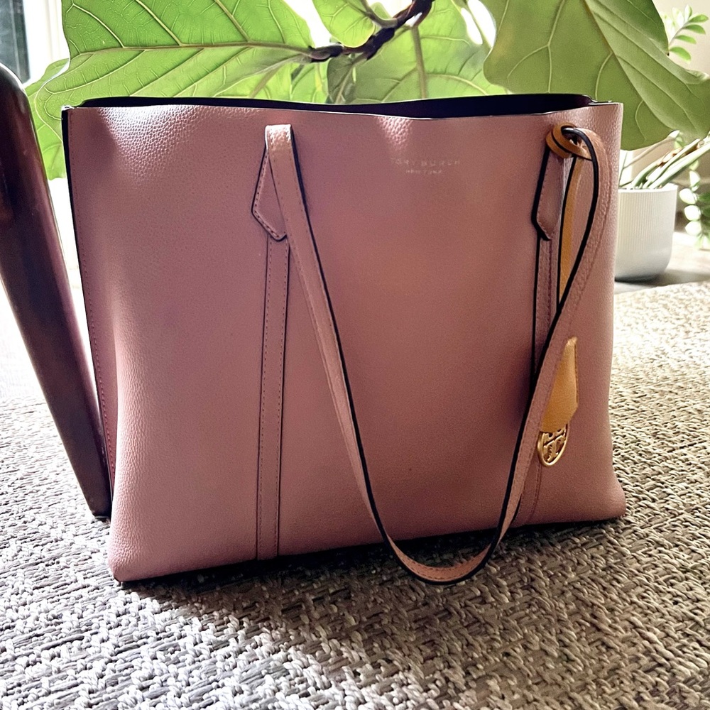 Tory Burch Perry Tote Bag in Shell Pink